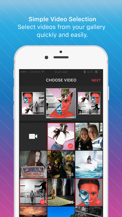 Emulate iPhone app Video Grid - Instant Collage Make using MyAndroid Emulate iPhone app Video Grid - Instant Collage Make using MyAndroid