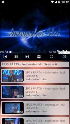 Emulate Android APK Video Indonesia Idol