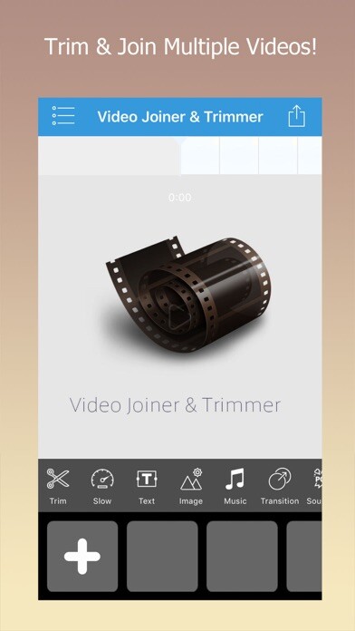Emulate iPhone app Video Joiner & Trimmer + using MyAndroid