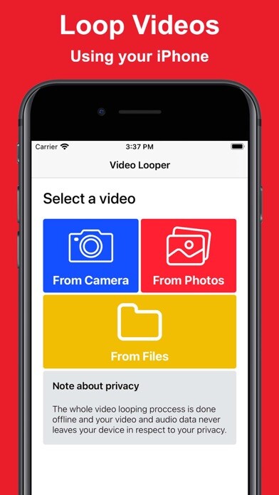 Emulate iPhone app Video Looper - Replay Videos using MyAndroid Emulate iPhone app Video Looper - Replay Videos using MyAndroid