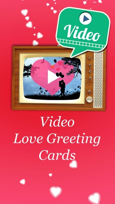Emulate iPhone app Video Love Greeting Cards – Romantic Greetings using MyAndroid