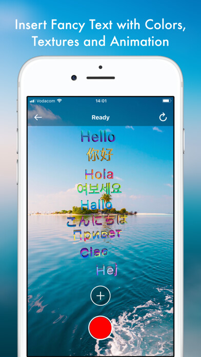 Emulate iPhone app Video Maker AR with Face Emoji using MyAndroid