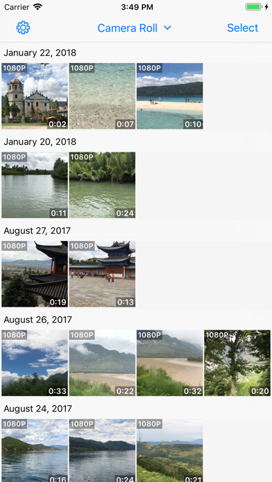 Emulate iPhone app Video Maker - Text & Music using MyAndroid