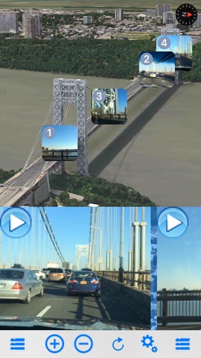 Emulate iPhone app Video Map 3D Free - 3D Cities View using MyAndroid