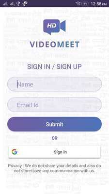 Emulate Android APK Video Meet - Audio/Video Conference Emulate Android APK Video Meet - Audio/Video Conference