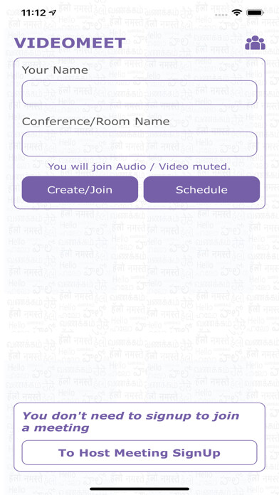 Emulate iPhone app VideoMeet - Audio/Video using MyAndroid Emulate iPhone app VideoMeet - Audio/Video using MyAndroid