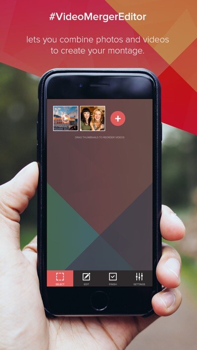 Emulate iPhone app Video Merger Editor by Vidstitch using MyAndroid
