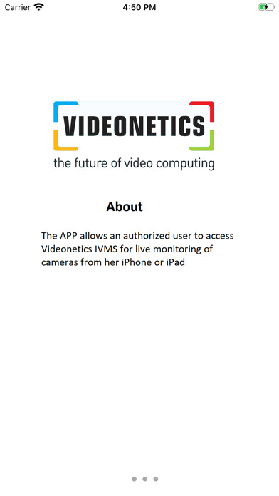 Emulate iPhone app Videonetics Mobile Viewer using MyAndroid