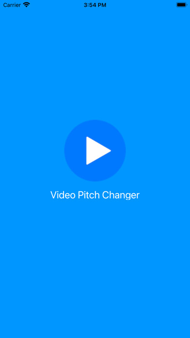 Emulate iPhone app Video Pitch Changer using MyAndroid