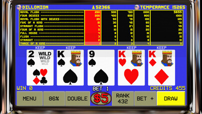 Emulate iPhone app Video Poker Big Win Jackpot using MyAndroid Emulate iPhone app Video Poker Big Win Jackpot using MyAndroid