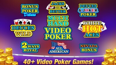 Emulate iPhone app Video Poker - Classic Game using MyAndroid