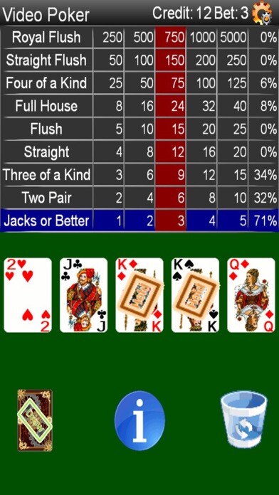 Emulate iPhone app Video Poker (Lite) using MyAndroid Emulate iPhone app Video Poker (Lite) using MyAndroid