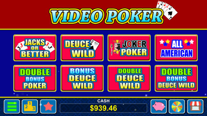 Emulate iPhone app Video Poker World using MyAndroid