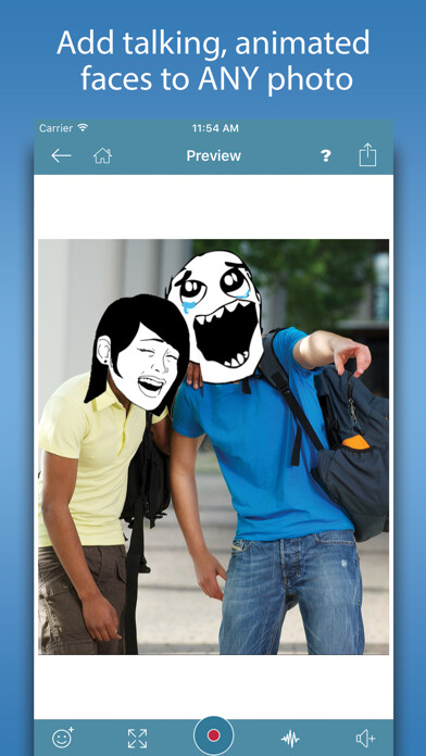 Emulate iPhone app Video Rage Faces - Make Funny Memes & Rage Comics using MyAndroid Emulate iPhone app Video Rage Faces - Make Funny Memes & Rage Comics using MyAndroid