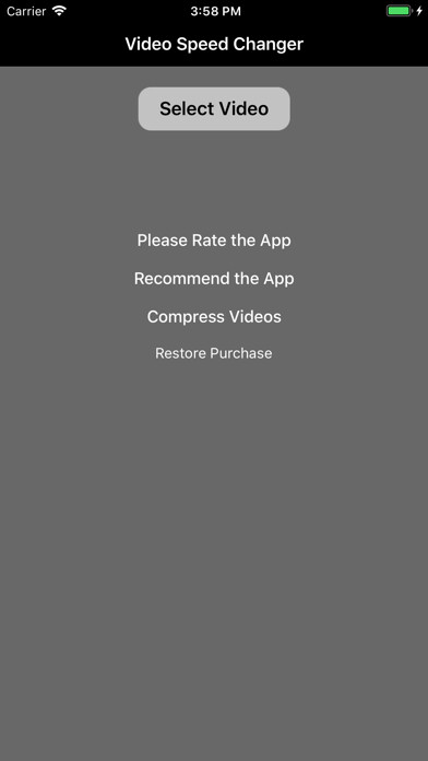 Emulate iPhone app Video Speed Changer - Editor using MyAndroid
