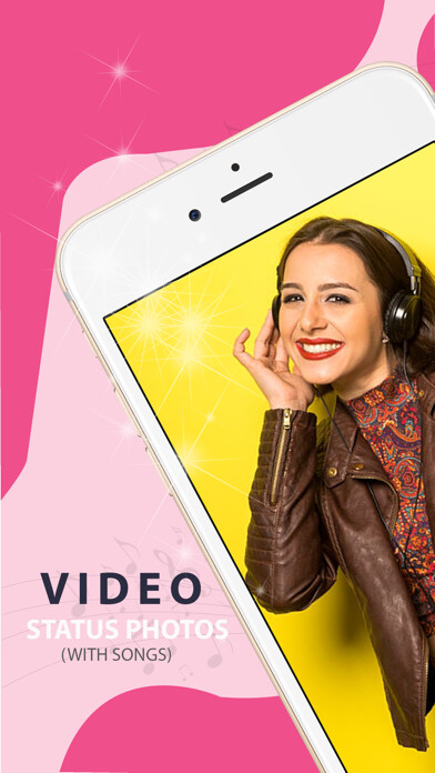 Emulate iPhone app Video Status Photos With Song using MyAndroid