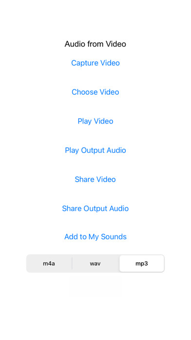 Emulate iPhone app Video to MP3: Convert to Audio using MyAndroid