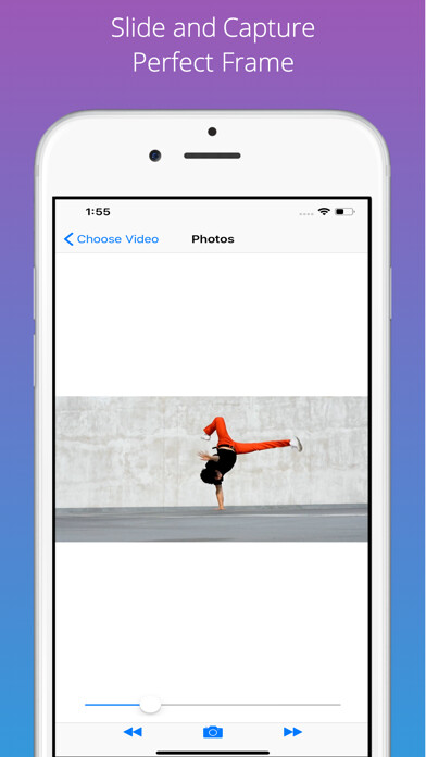 Emulate iPhone app Video to Pic using MyAndroid
