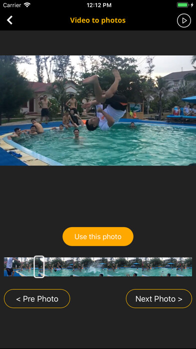 Emulate iPhone app Video to Pic- Share nice photo using MyAndroid