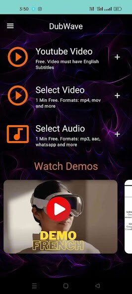 Run android online APK Video Translator - DubWave from MyAndroid or emulate Video Translator - DubWave using MyAndroid Run android online APK Video Translator - DubWave from MyAndroid or emulate Video Translator - DubWave using MyAndroid