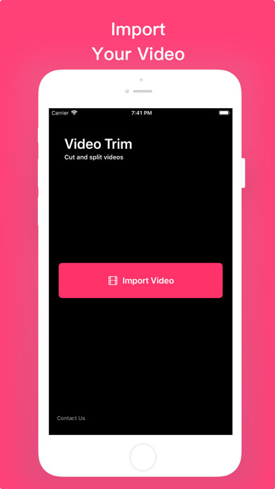 Emulate iPhone app Video Trim -Cut And Clip Video using MyAndroid