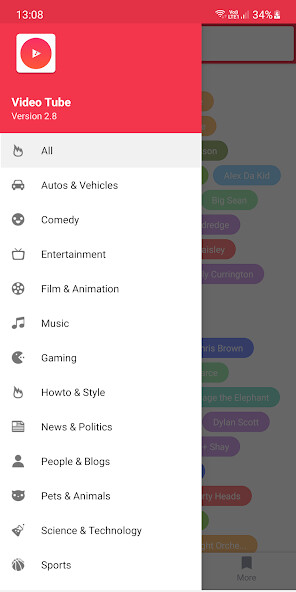 Emulate Android APK Video Tube