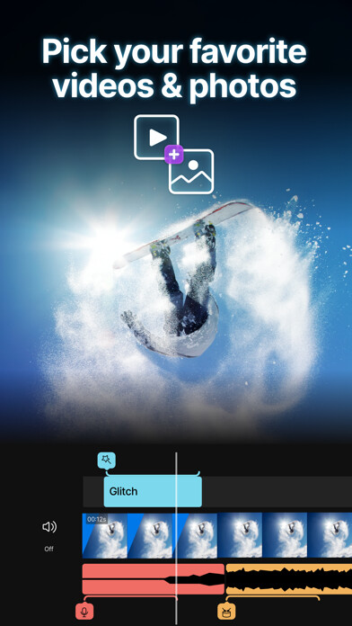 Emulate iPhone app Video Up! Movie maker & editor using MyAndroid
