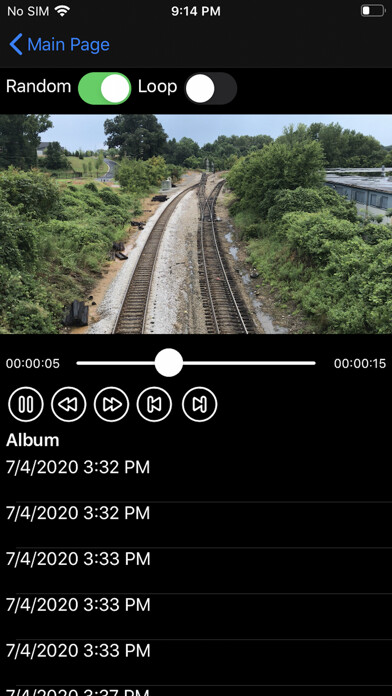 Emulate iPhone app Video Viewer X using MyAndroid