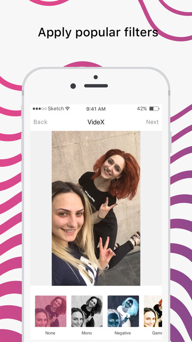 Emulate iPhone app VideX - Video Effects and Filters using MyAndroid Emulate iPhone app VideX - Video Effects and Filters using MyAndroid