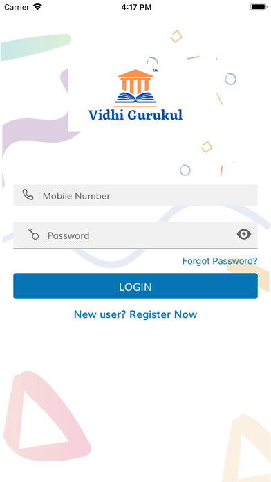 Emulate iPhone app Vidhi Gurukul using MyAndroid