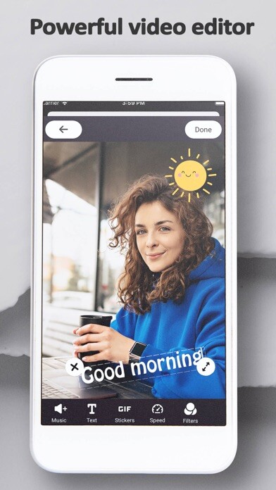 Emulate iPhone app Vidlab: Edit & Save Video using MyAndroid