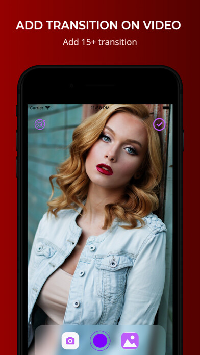 Emulate iPhone app VidMix Video Transition Maker using MyAndroid