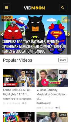 Emulate Android APK Vidmoon - Video search  watch
