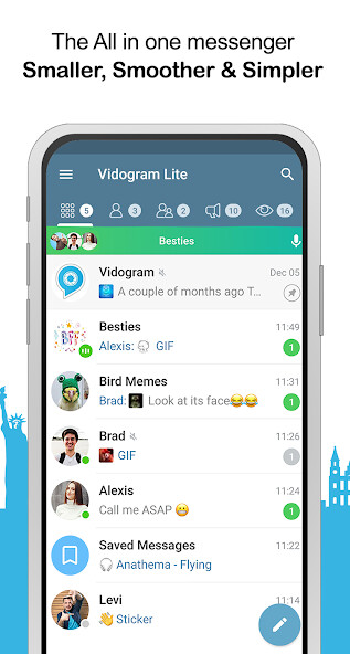Run android online APK Vidogram Lite from MyAndroid or emulate Vidogram Lite using MyAndroid