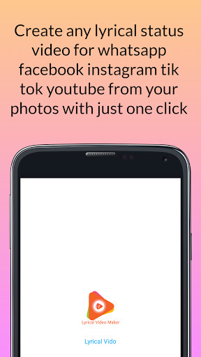 Run android online APK Vido-Lyrical Photo Video status Maker from MyAndroid or emulate Vido-Lyrical Photo Video status Maker using MyAndroid