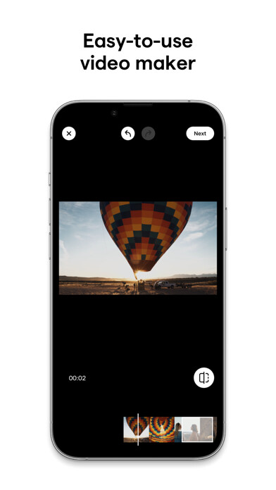 Emulate iPhone app VIDO - Video Editor & Maker using MyAndroid
