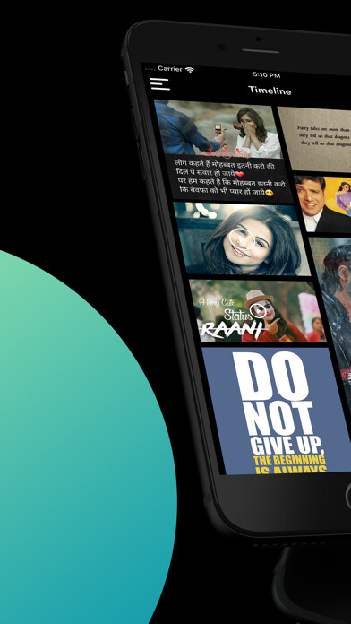 Emulate iPhone app VidQ - Video Status & Quotes using MyAndroid