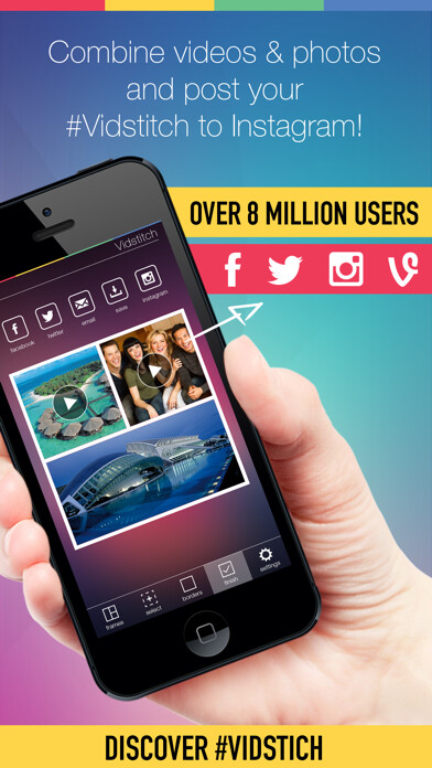 Emulate iPhone app Vidstitch Frames for Instagram using MyAndroid Emulate iPhone app Vidstitch Frames for Instagram using MyAndroid