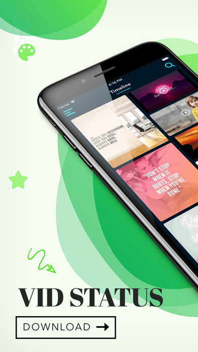 Emulate iPhone app Vid - Video Status(Love,Funny) using MyAndroid