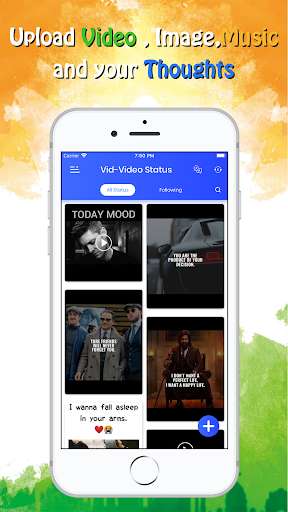 Run android online APK Vid-Video Status & Quote Maker from MyAndroid or emulate Vid-Video Status & Quote Maker using MyAndroid