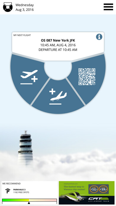 Emulate iPhone app ViennaAirport using MyAndroid