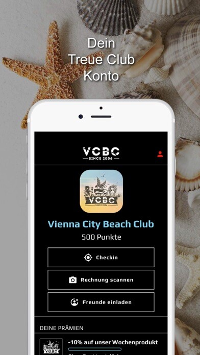 Emulate iPhone app Vienna City Beach Club VCBC using MyAndroid