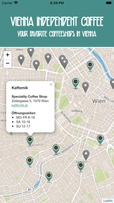 Emulate iPhone app Vienna Independent Coffee using MyAndroid Emulate iPhone app Vienna Independent Coffee using MyAndroid