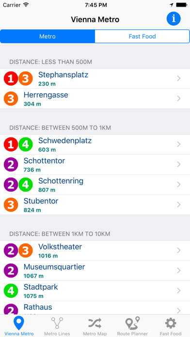 Emulate iPhone app Vienna Metro and Subway using MyAndroid