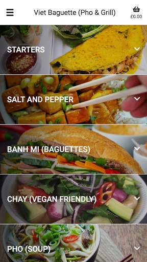 Run android online APK Viet Baguette (Pho & Grill) from MyAndroid or emulate Viet Baguette (Pho & Grill) using MyAndroid