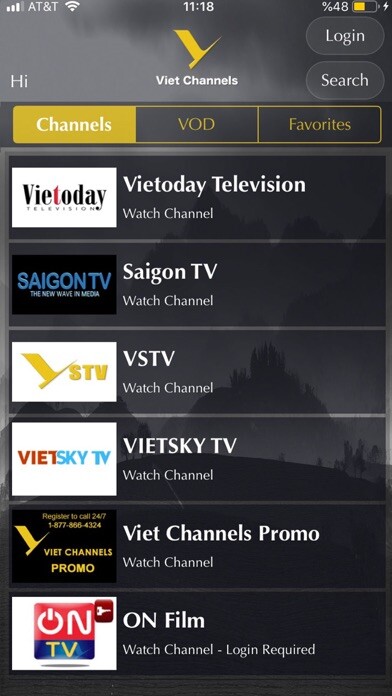 Emulate iPhone app Viet Channels using MyAndroid Emulate iPhone app Viet Channels using MyAndroid