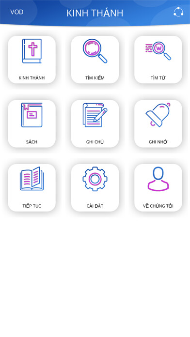 Emulate iPhone app Vietnamese Bible Offline using MyAndroid
