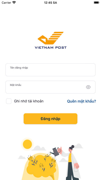 Emulate iPhone app VietnamPost Elearning using MyAndroid
