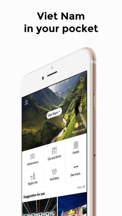 Emulate iPhone app Vietnam Travel Guide inVietnam using MyAndroid