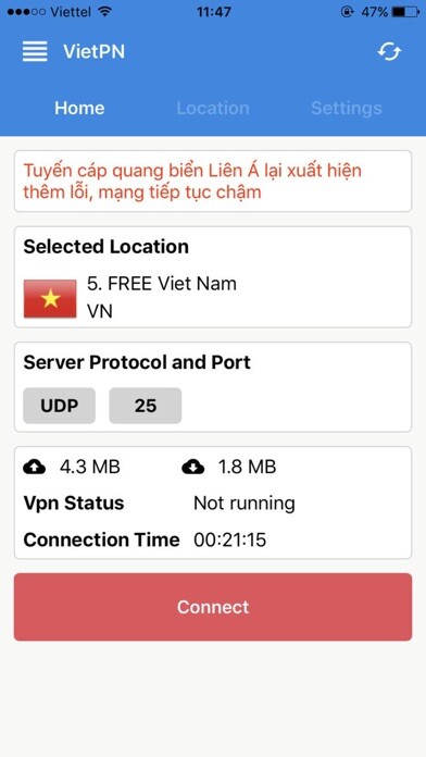 Emulate iPhone app VietPN using MyAndroid Emulate iPhone app VietPN using MyAndroid